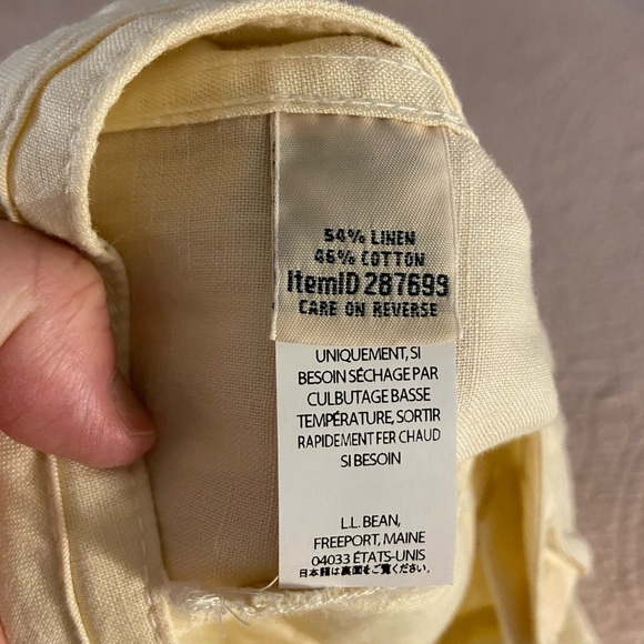 LLBean XL linen pants. Never worn - Picture 7 of 7